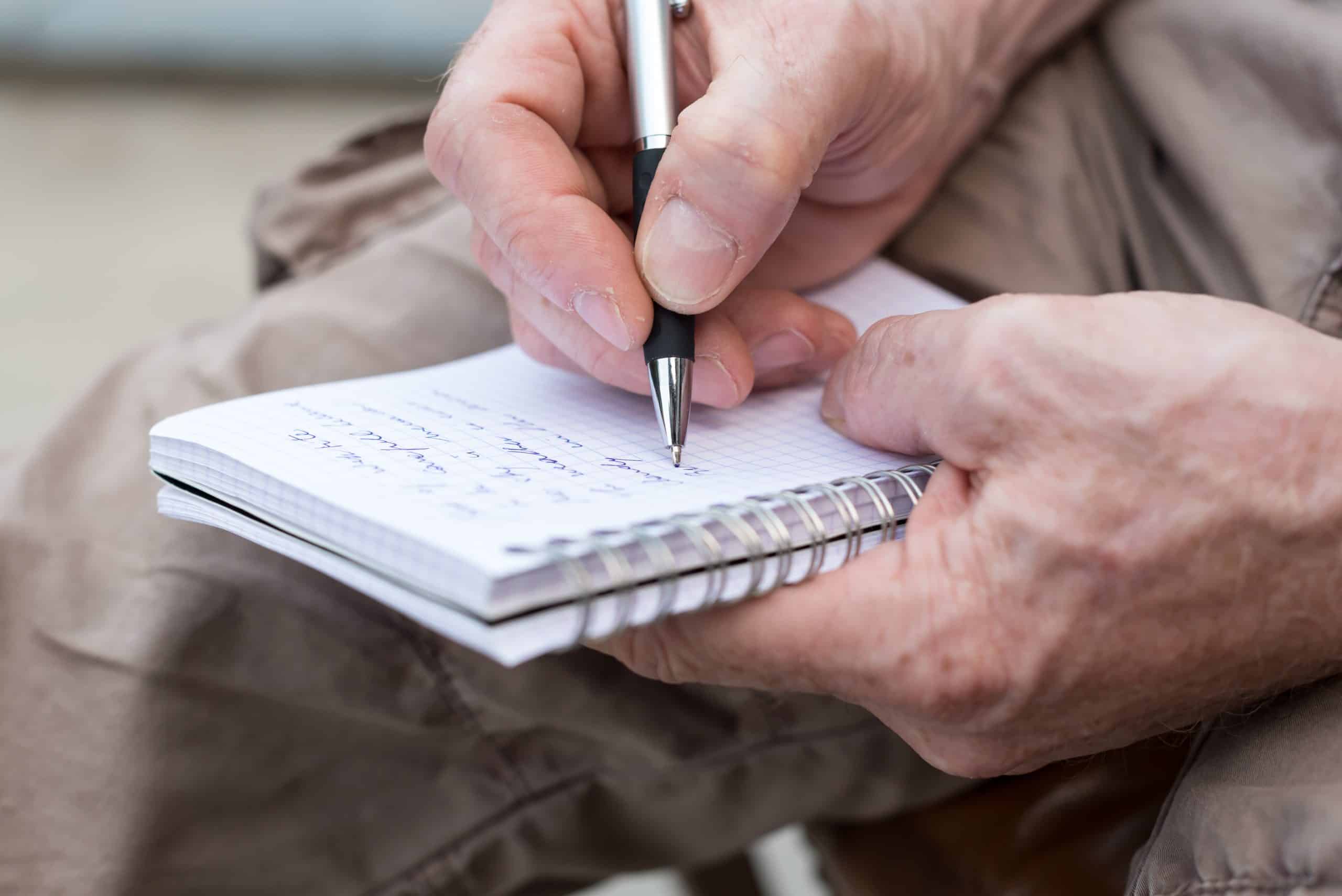 osobowość osób, które sporządzają listy zadań odręcznie